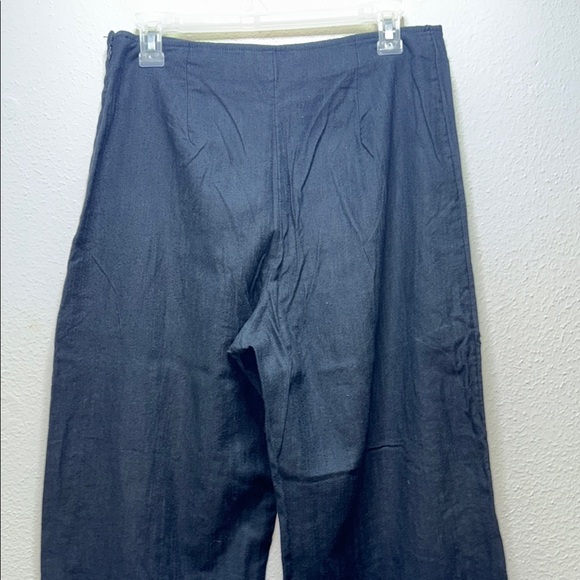 Anthropologie Black Flare Wide Leg Jeans with Chic Design - Picture 7 of 10